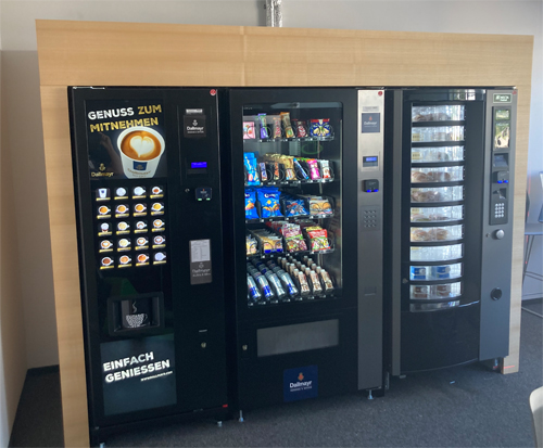 Automatenverkleidung Aluminium A2 nicht brennbar Esche