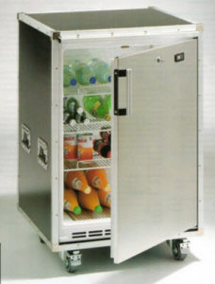 Kofferkche, Koffersple, Kofferkhlschrank, Minikchen, Messekchen