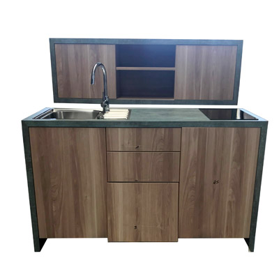 Mit Cerankochfeld, Sple, Khlschrank, Schubladen und optionalem Hngeschrank