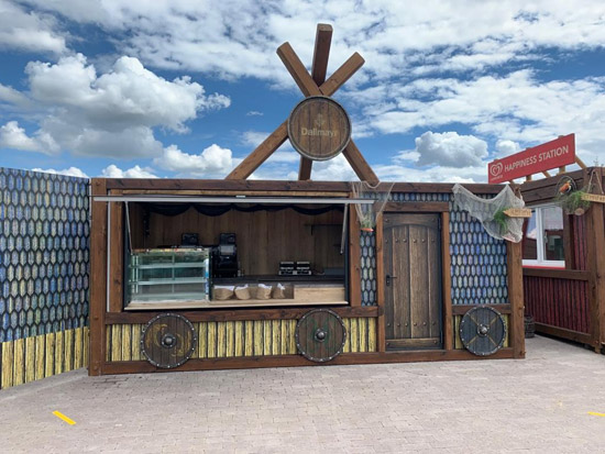 Verkaufscontainer, Container Umbauten, Gastrogeräte, Transportservice, Dämmung, Unterkonstruktion