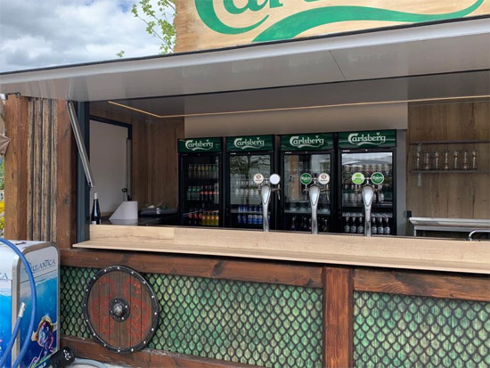 Verkaufscontainer, Container Umbauten, Gastrogeräte, Transportservice, Dämmung, Unterkonstruktion