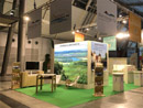 Messestand mit Stehtisch, Leuchtdisplay 3m x 4m Drucken